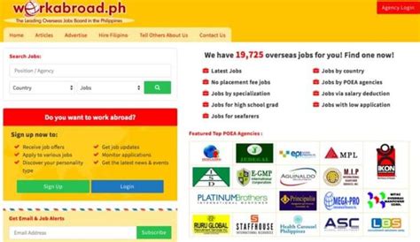 6 Overseas Job Search Websites (Safe and POEA.